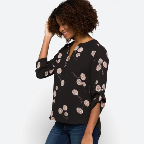 Daniel Rainn Koda Split Neck Blouse - Picture 4 of 5